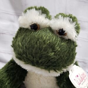 Wishpets Jimmy Green Frog Plush 6" Stuffed Animal Bean Tush With Tag